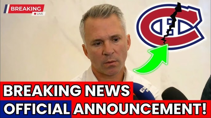 Sad News: Martin St-Louis head coach of Montreal been Fired due to…..