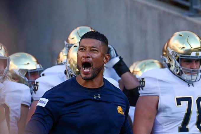 Tough question asked as HC of Notre Dame gets a long term extension